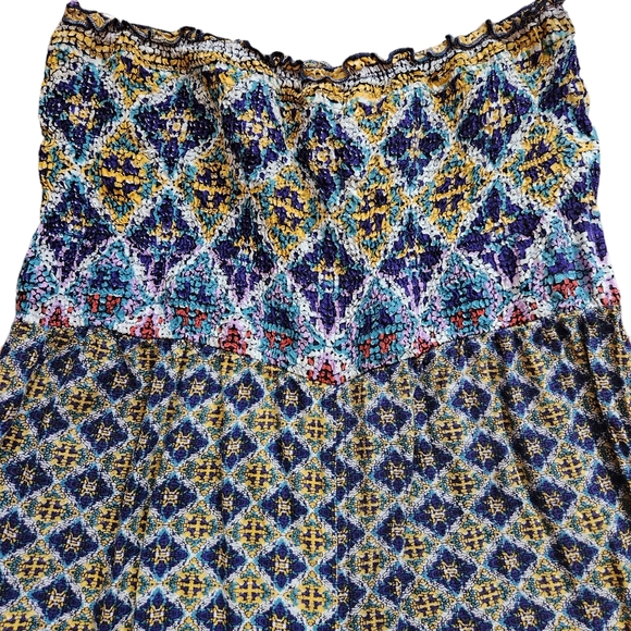 Angie Floral strapless wide-leg romper size medium - Picture 3 of 4